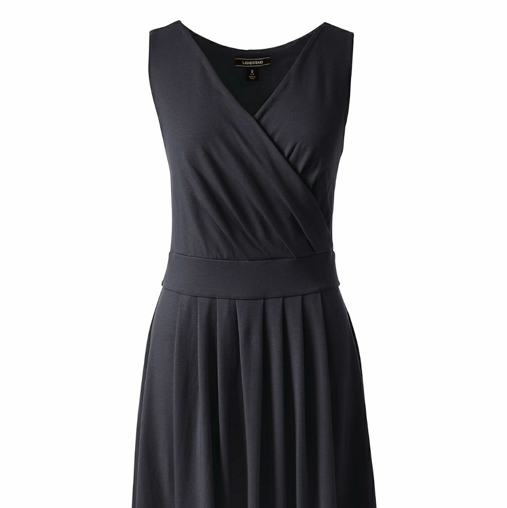 NWT Land's End Fit and Flare Petite Dress LBD